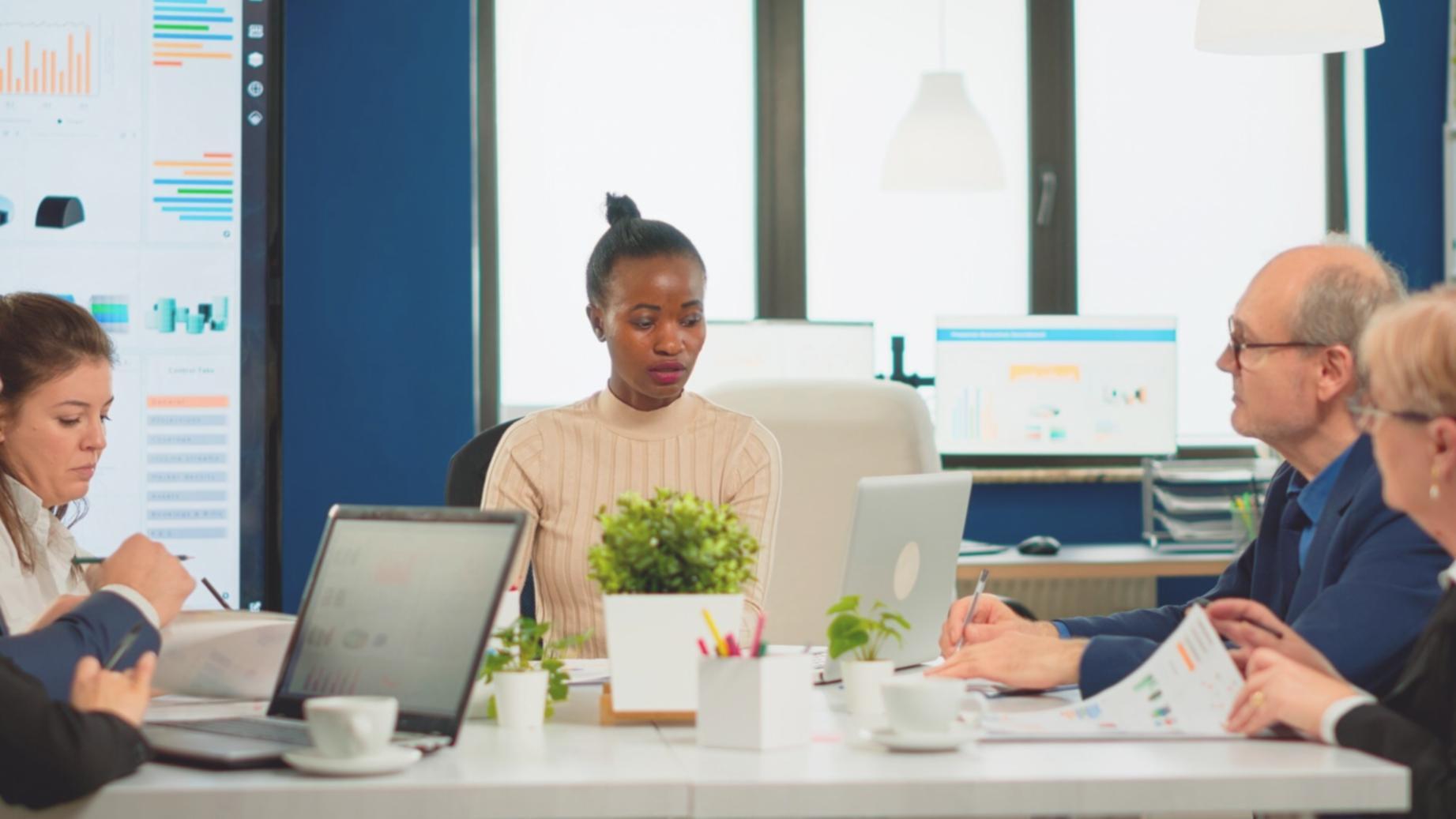 Desktop setup showing financial planning software interface